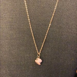 Teacup necklace